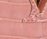 Capucine Vieux Rose Crocodile BB