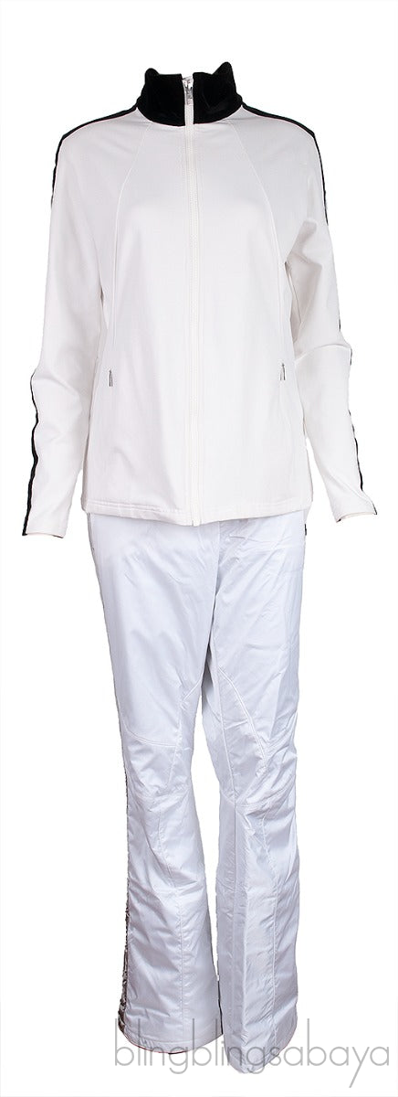 Fur Trimmed Ski Jacket & Trouser Set + Fusalp Inner Jacket