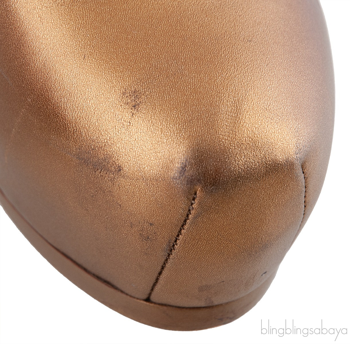 Tribtoo Gold Slingback Pump