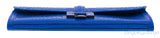 Jige Elan Blue Electric Crocodile Clutch