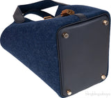 Picotin 18 Blue Nuit Feutre Wool & Black Swift GHW