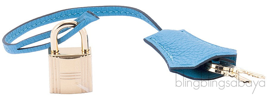Kelly 32 Blue Turquoise Togo GHW