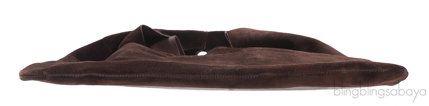 Espresso Ans Bindle Small Leather Tote Bag