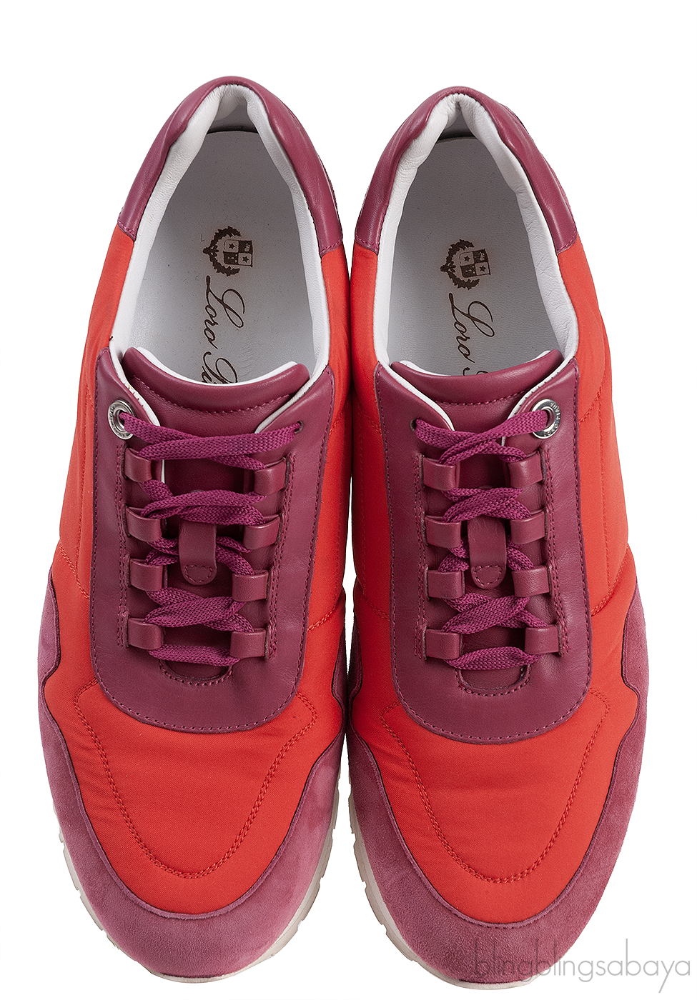 Loro Piana My Wind Microfibre Bi-color Nylon Sneakers
