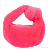 Bottega Veneta Jodie Mini Knotted Shearling Tote Pink