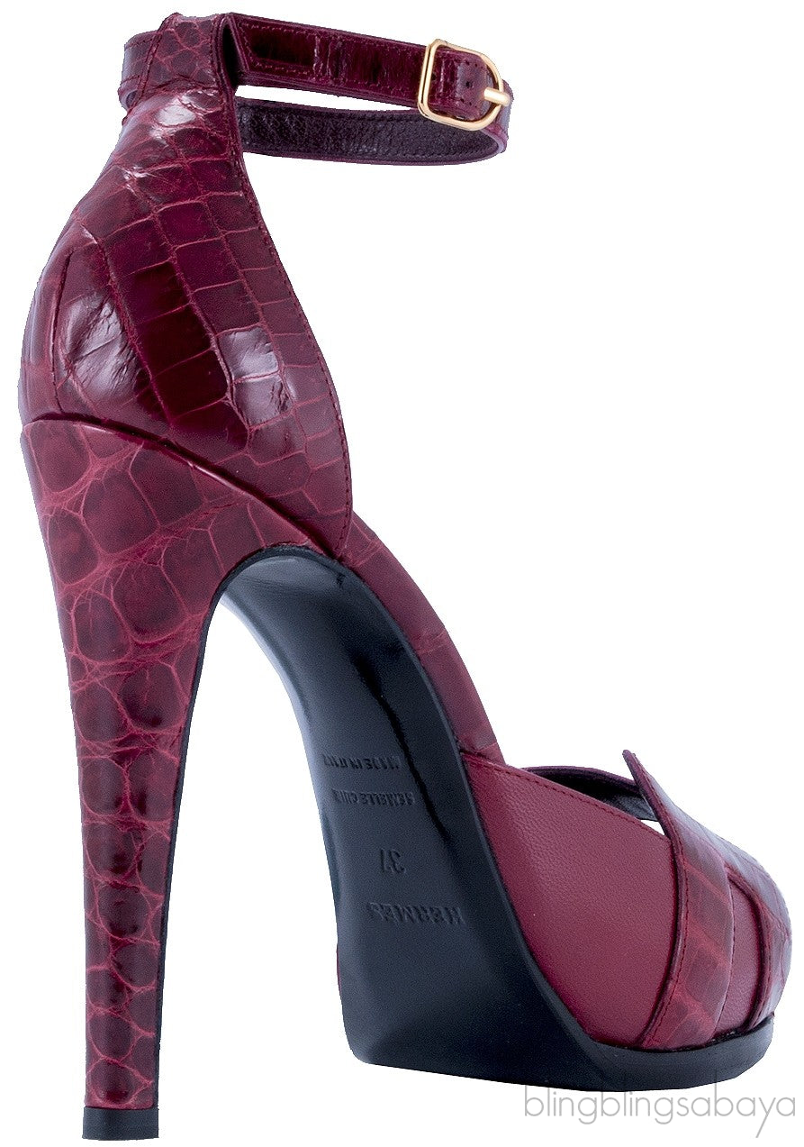 Highlight High Heel Crocodile Sandals