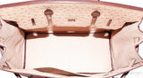 Birkin 30 Ostrich Natural Gold PHW