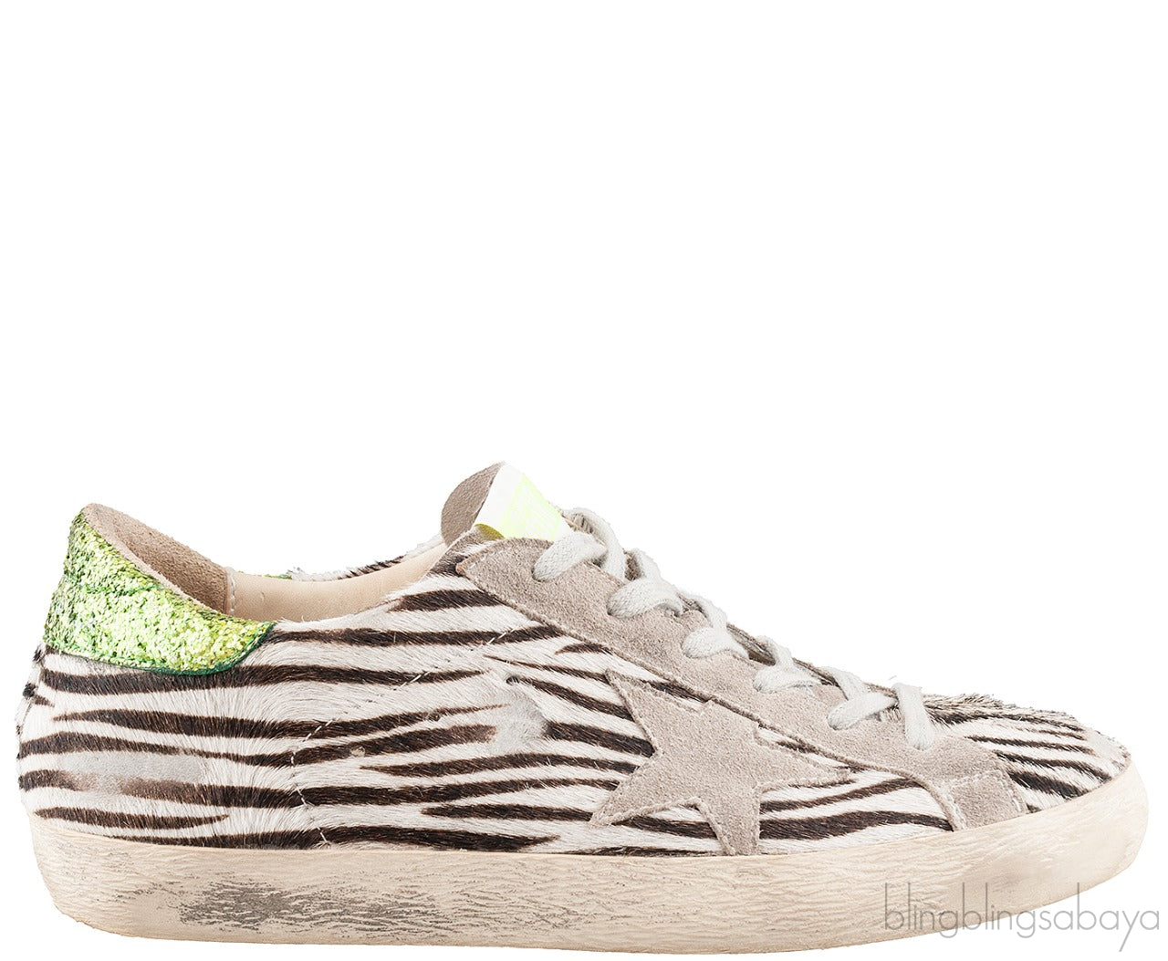 Superstar Zebra Pony Hair Sneakers