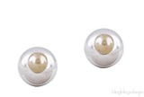 Mise en Dior Silver Gold Tribal Earrings