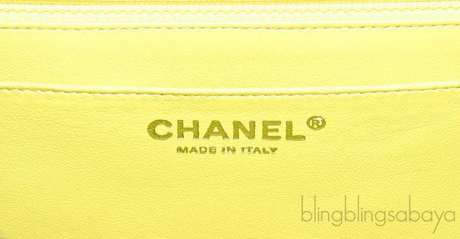 Caviar Jumbo Lime Single Flap Bag