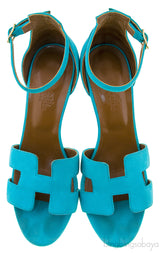 Turquoise Legend Wedge Sandals