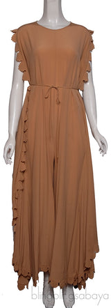 Scalloped Wide Jumpsuit