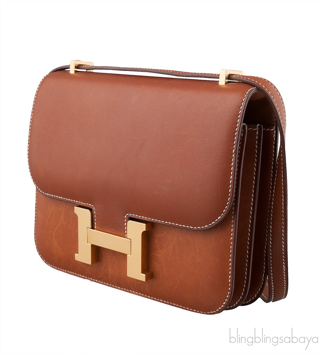Constance 18 Fauve Barenia Leather