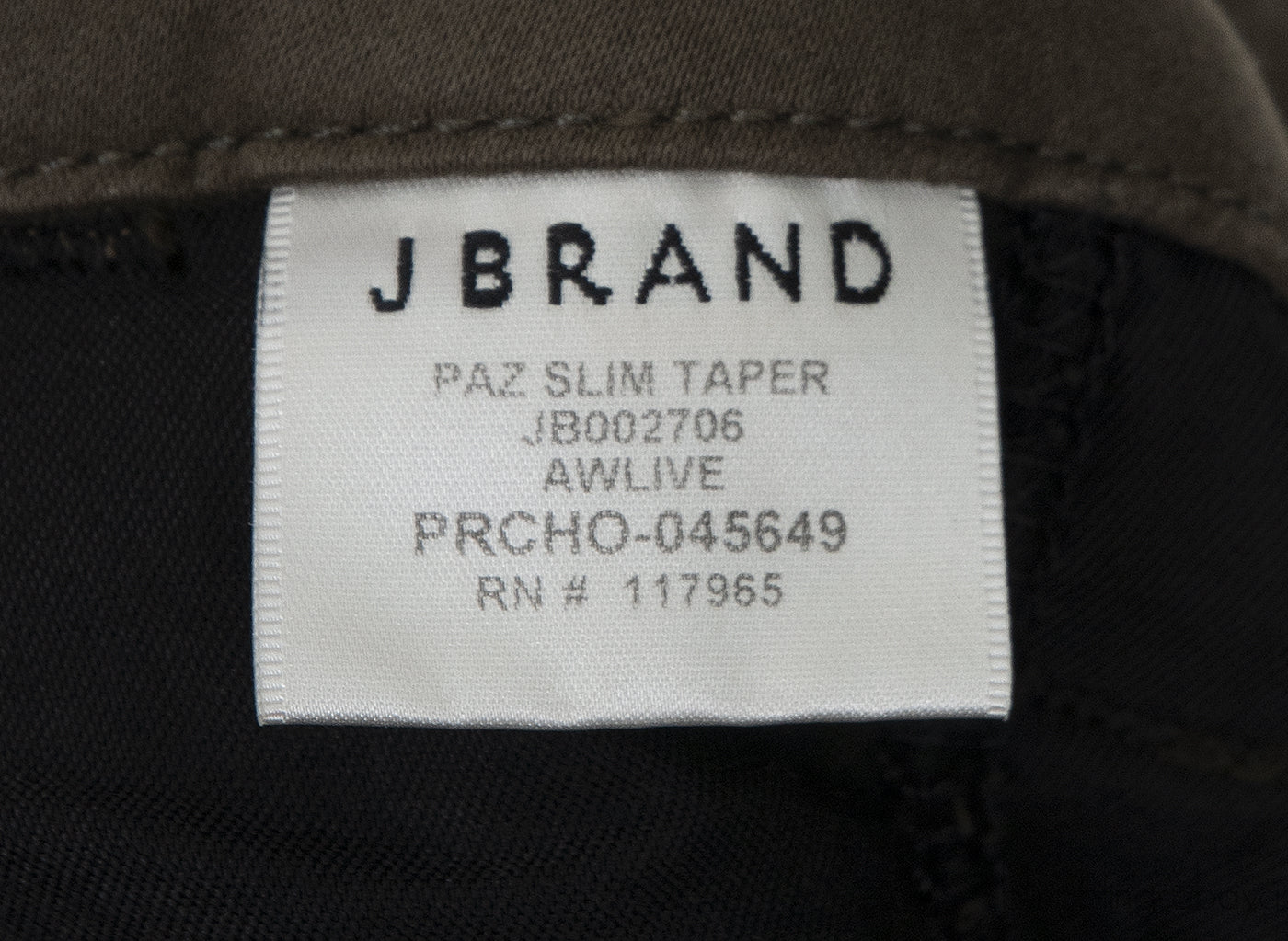 Moss Green Paz Slim Taper Pants