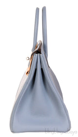 Birkin 35 Blue Lin Togo