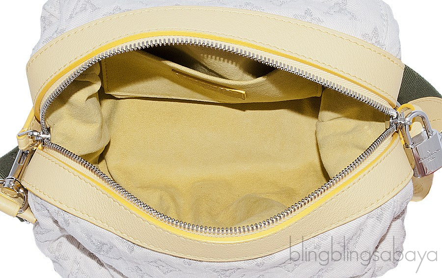Monogram Denim Shoulder Bag