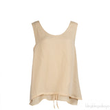 Chloe Apricot Pink Sleeveless Top