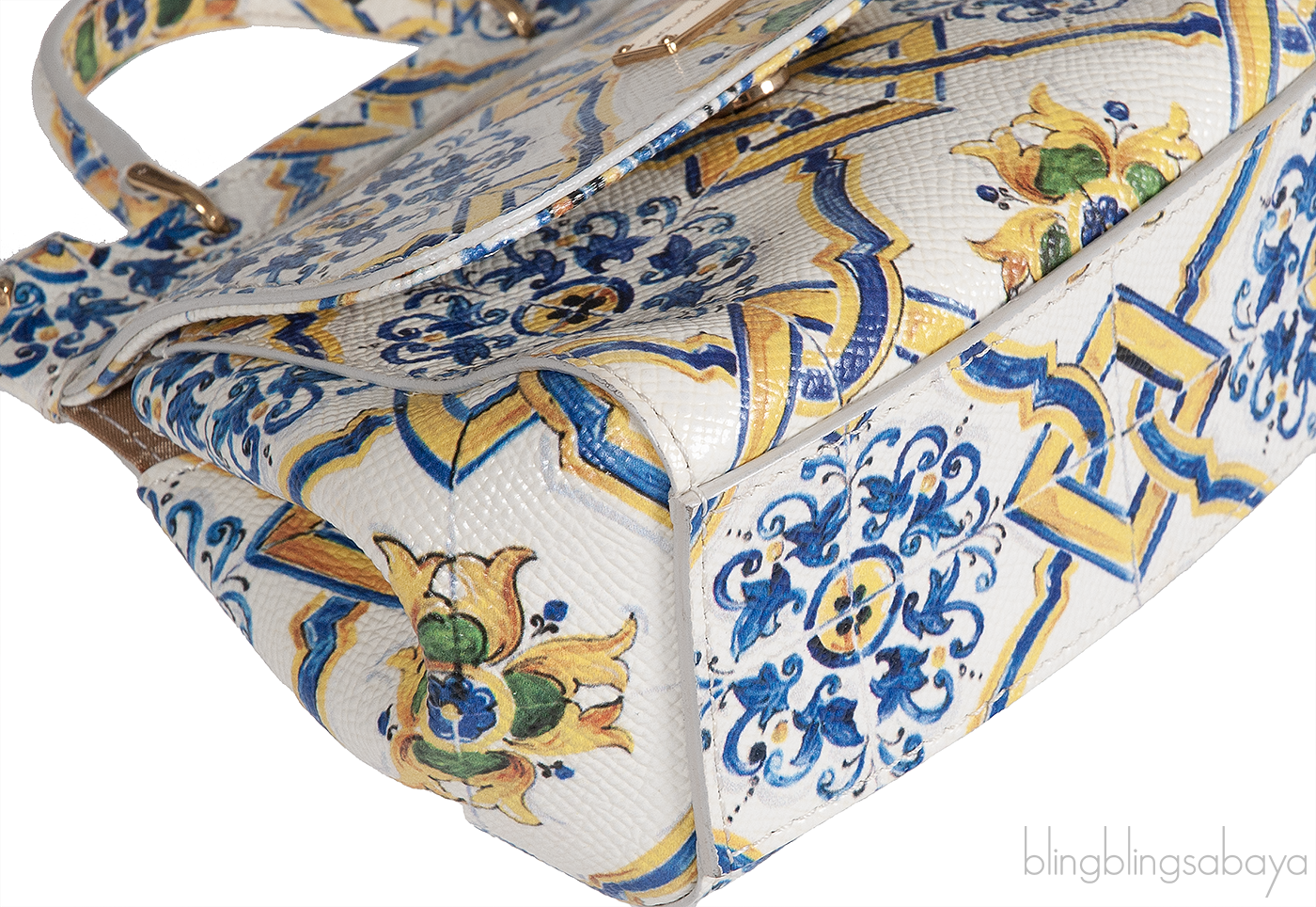 Majolica Print Miss Sicily Mini Shoulder Bag