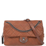 Chanel Brown Quilted Coco Sporran Shoulder Bag