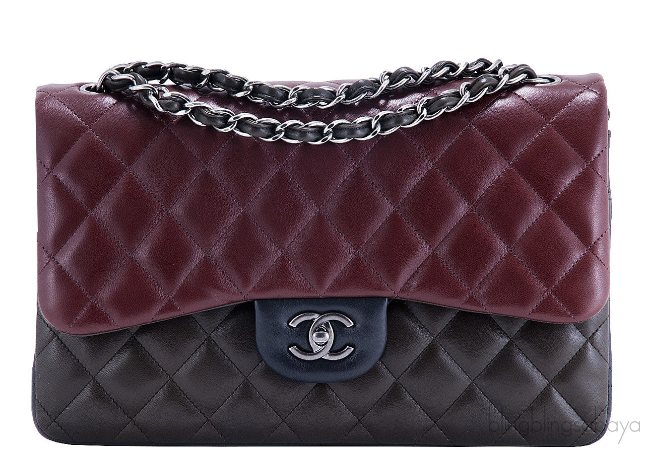 Tri-color Jumbo CC Flap Bag Ltd. Ed.