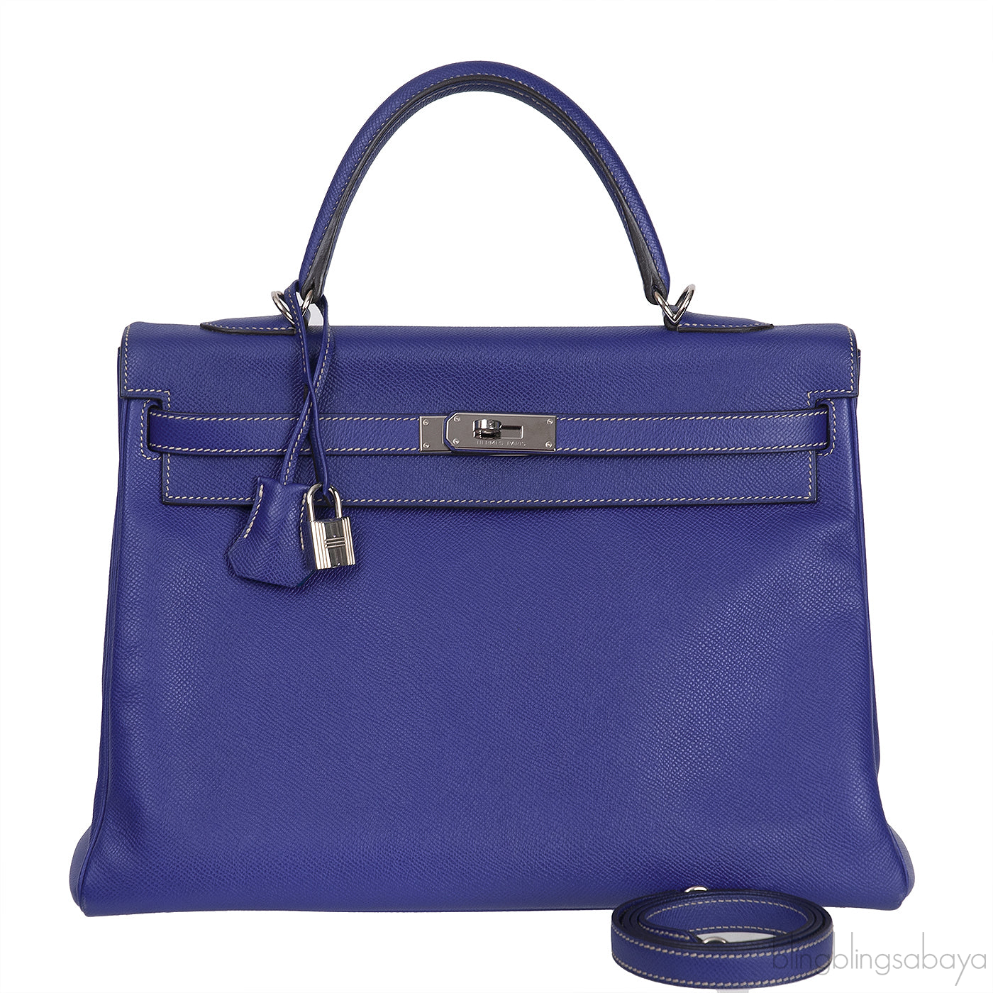 Kelly 35 Blue Iris Epsom Retourne PHW