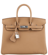 Birkin 25 Veau Togo Biscuit PHW