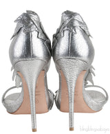 Silver Ivy Leaf Sandals