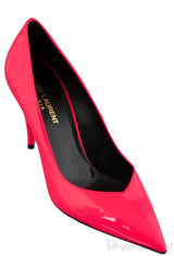 Neon Pink Pointed Toe Heels