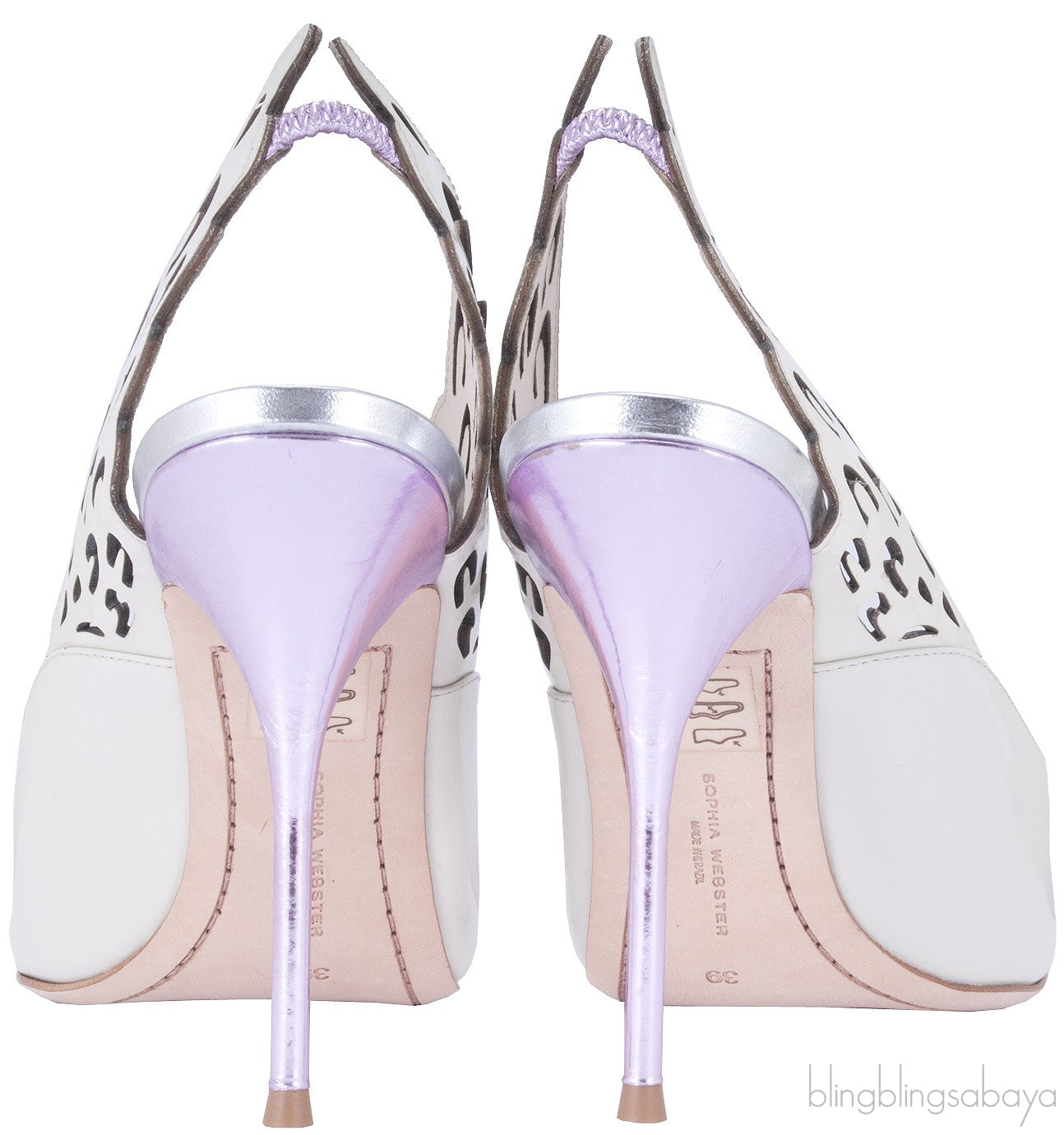 Angelo Cutout Leather Pumps