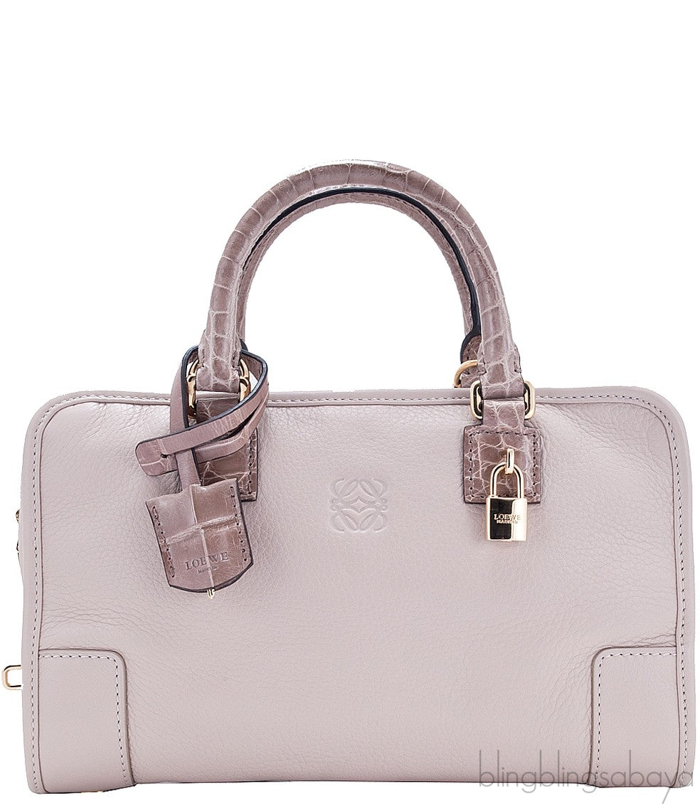 Amazona 23 Crocodile Handle Bag