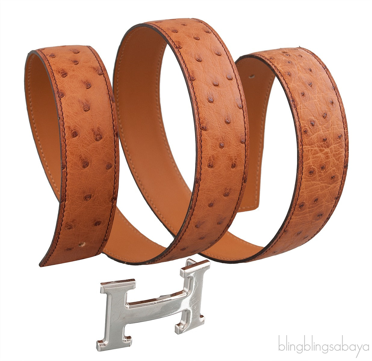 Ostrich Reversible 32mm Belt