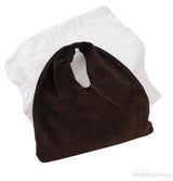 Espresso Ans Bindle Small Leather Tote Bag