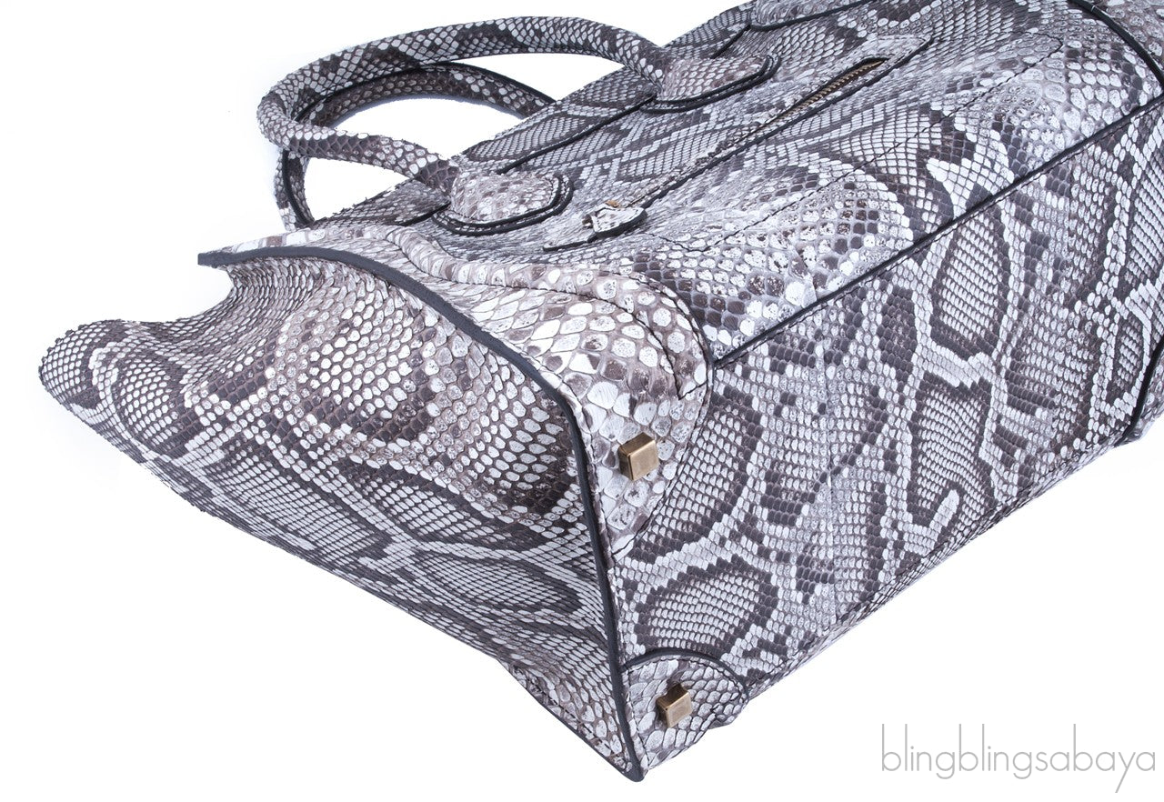 Mini Luggage Natural Python