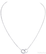 White Gold LOVE Necklace