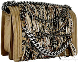 Le Boy Fringe & Chains Flap Bag