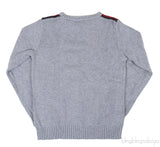 Grey Cotton Kids Sweatshirt