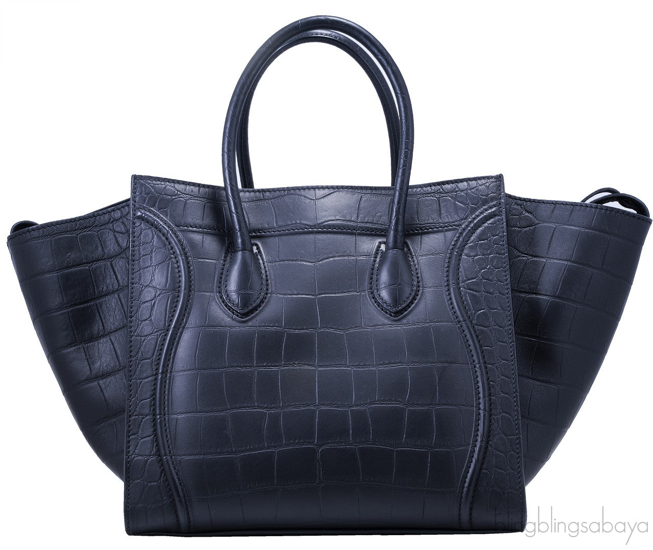 Phantom Black Croco Print