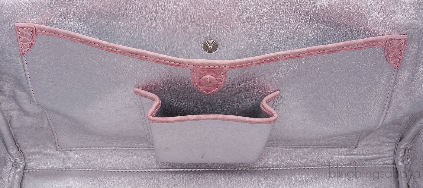 Ricky Light Pink Alligator Bag