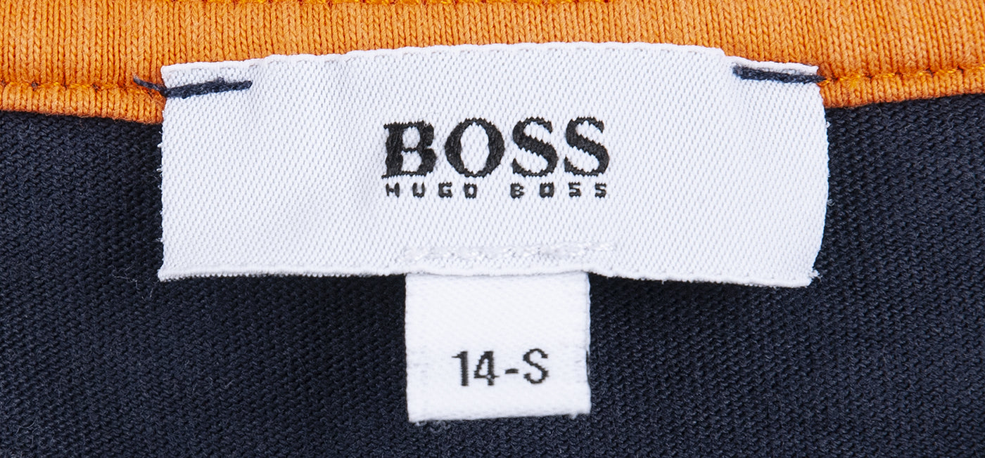 Logo Print Black Kids T-shirt
