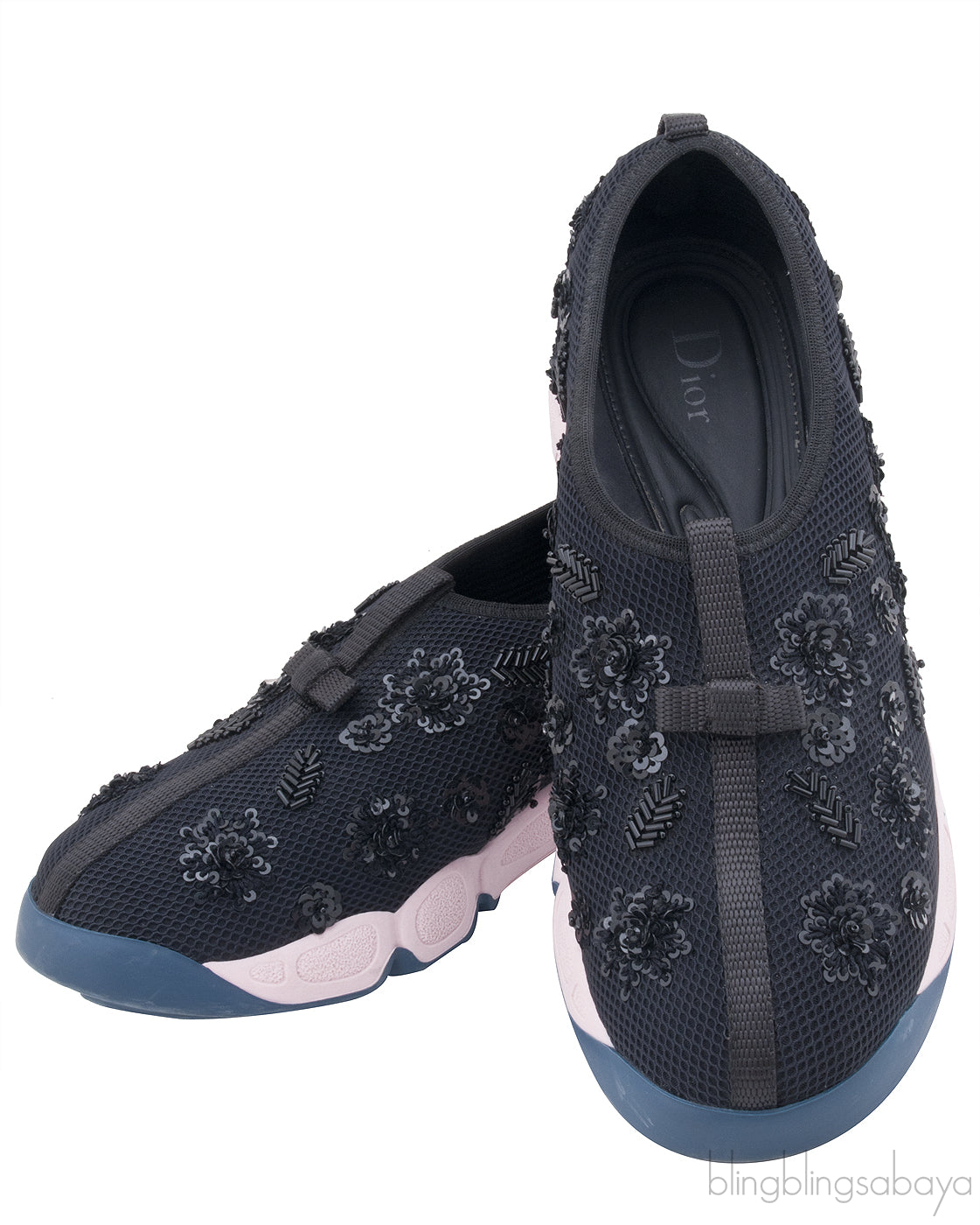 Floral Black Fushion Sneakers