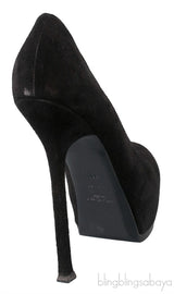 Black Suede Tribtoo Pump