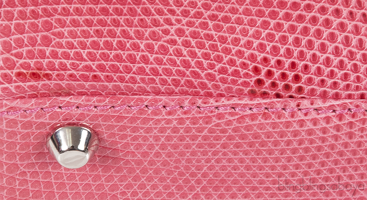 Pink Mini Lizard Lady Dior Shoulder bag