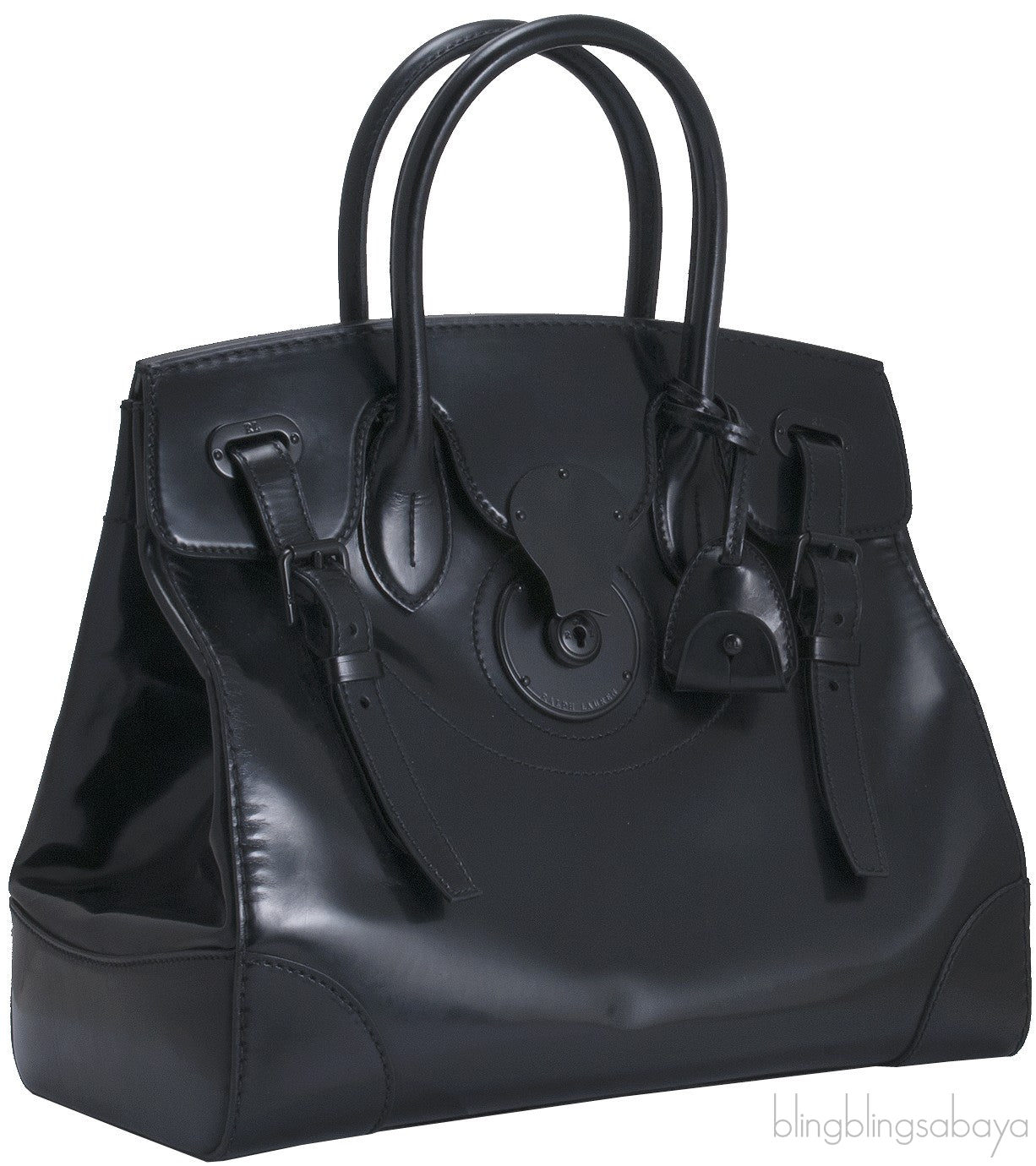 Patent So Black Soft Ricky Bag