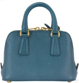 Green Mini Saffiano Leather Tote