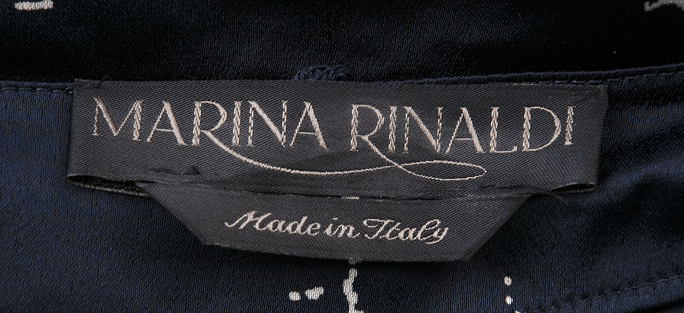 Black Printed Self-tie Blouse