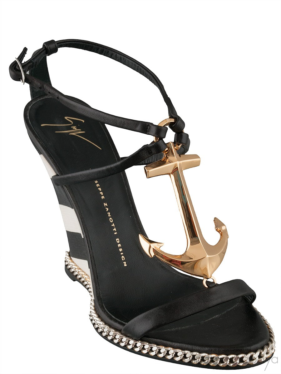 Coline Anchor Wedge Sandals