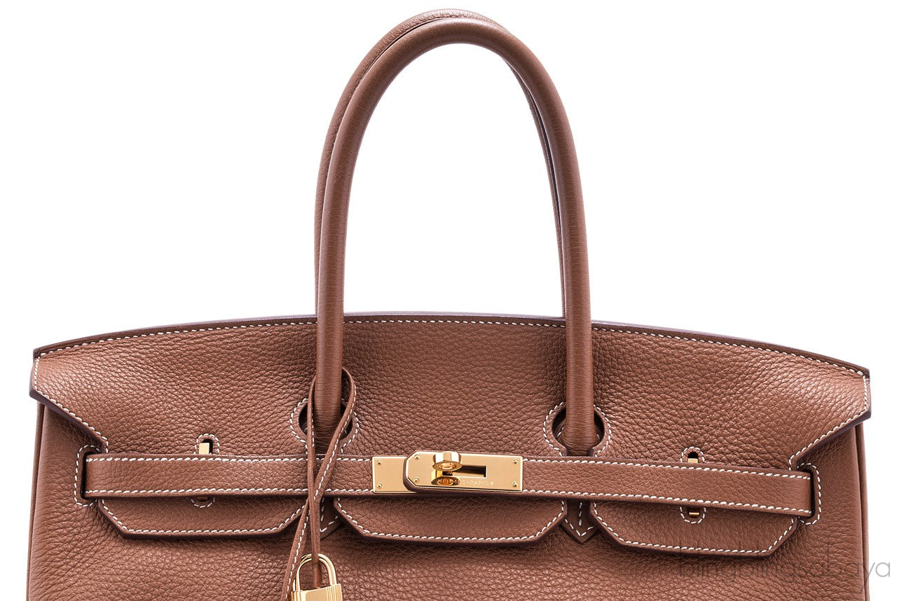 Birkin 35 Gold Taurillon Clem