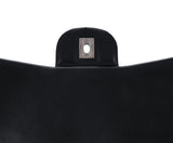 Black Patent Maxi Flap Bag