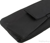 Satin Bow Black Evening Clutch