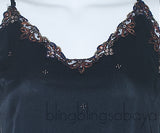 Black Lace Trim Camisole Top